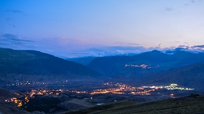 Вечер в горах Дагестана