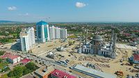 Строительство новой мечети им.Рамзана Кадырова в городе Шали